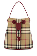 Mini torebka w kratkę z nadrukiem Burberry