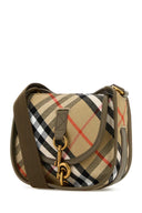 Burberry Embroidered Canvas Mini Messenger B Clip Crossbody Bag