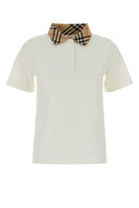 Burberry White Piquet Polo Shirt