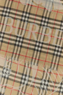 Burberry Embroidered Wool Blend Scarf