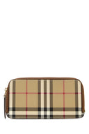 Portacarte in tela stampata Burberry