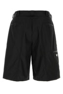 Prada Black Re Nylon Bermuda Shorts