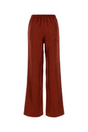 Loulou De Saison Brick Satin Alera Palazzo Pant