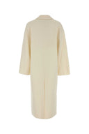 Loulou De Saison Ivory Wool Blend Borneo Coat