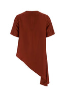 Loulou De Saison Tiziano Red Silk Madea T Shirt