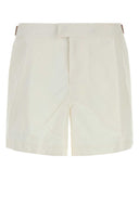Pantaloncini da bagno Zegna in nylon bianco