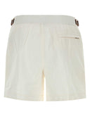 Pantaloncini da bagno Zegna in nylon bianco