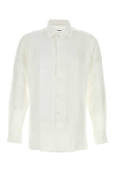 Zegna White Linen Shirt