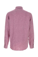 Zegna Tyrian Purple Linen Shirt