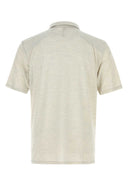 Veilance Melange Light Grey Wool Blend Frame Polo Shirt