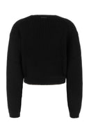 Fear Of God Essential Black Polyester Blend Sweater