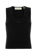 Fear Of God Essential Black Polyester Blend Tank Top