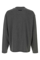 Fear Of God Essential Dark Grey Cotton T Shirt