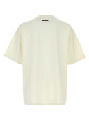 Fear Of God Essential Ivory Stretch Polyester Blend Oversize T Shirt