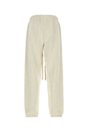 Fear Of God Essential Melange Ivory Cotton Blend Joggers