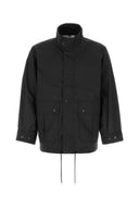 Nanamica Black Nylon Windbreaker