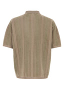 Nanamica Embroidered Knit Polo Shirt