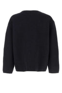 Nanamica Navy Blue Knit Oversize Cardigan