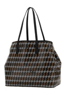 Au Depart Printed Canvas N0.55 Shopping Bag