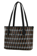 Au Depart Printed Canvas Tote No.28 Shopping Bag