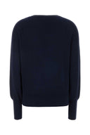 Woolrich Dark Blue Cotton And Modal Sweater