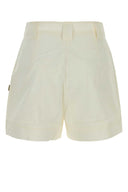 Woolrich White Poplin Shorts