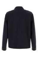 Herno Navy Blue Stretch Nylon Windbreaker
