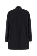 Herno Navy Blue Polyester Raincoat