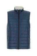 Herno Blue Nylon Reversible Down Jacket