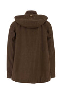 Giacca Herno in Misto Lino Marrone