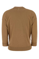 Herno Camel Lyocell Blend T Shirt
