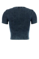 Diesel Denim Blue Cotton M Anchor T Shirt