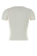 Diesel White Stretch Cotton T Elle T Shirt