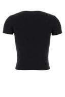 Diesel Black Stretch Cotton T Elle T Shirt