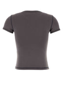 Diesel Purple Stretch Cotton T Shirt