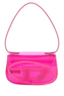 Diesel Fuchsia Rubber 1 Dr Shoulder Bag