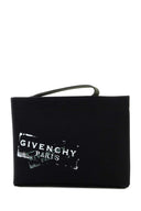Givenchy Black Canvas Clutch