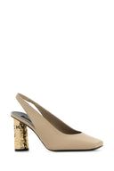Givenchy Sand Leather Tape Pumps