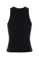Givenchy Black Stretch Cotton Tank Top
