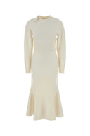 Givenchy Ivory Stretch Wool Blend Dress