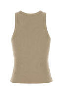 Givenchy Beige Stretch Cotton Tank Top