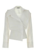 The Attico White Poplin Shirt