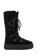 Moon Boot Black Fabric Moon Boots X Guest In Residence L Track Boots