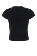 Alexander Wang Black Stretch Cotton T Shirt