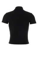 Alexander Wang Black Stretch Viscose Top
