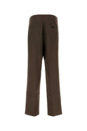 Fear Of God Essential Chocolate Cotton Wide Leg Pant