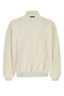Fear Of God Essential Melange Ivory Cotton Blend Sweatshirt