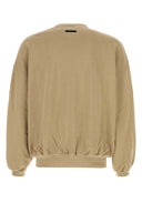 Fear Of God Essential Beige Cotton Oversize Sweatshirt