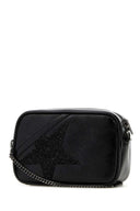 Golden Goose デラックス ブランド ブラック レザー ミニ スター クロスボディ バッグ