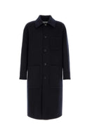 Abrigo Loewe De Mezcla De Lana Azul Marino